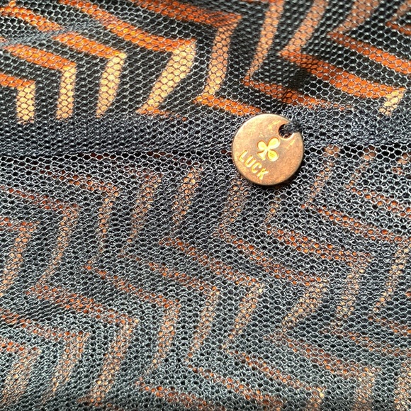 Scotch & Soda Girls Navy Mesh Patterned Skirt - size 8 - Picture 4 of 7